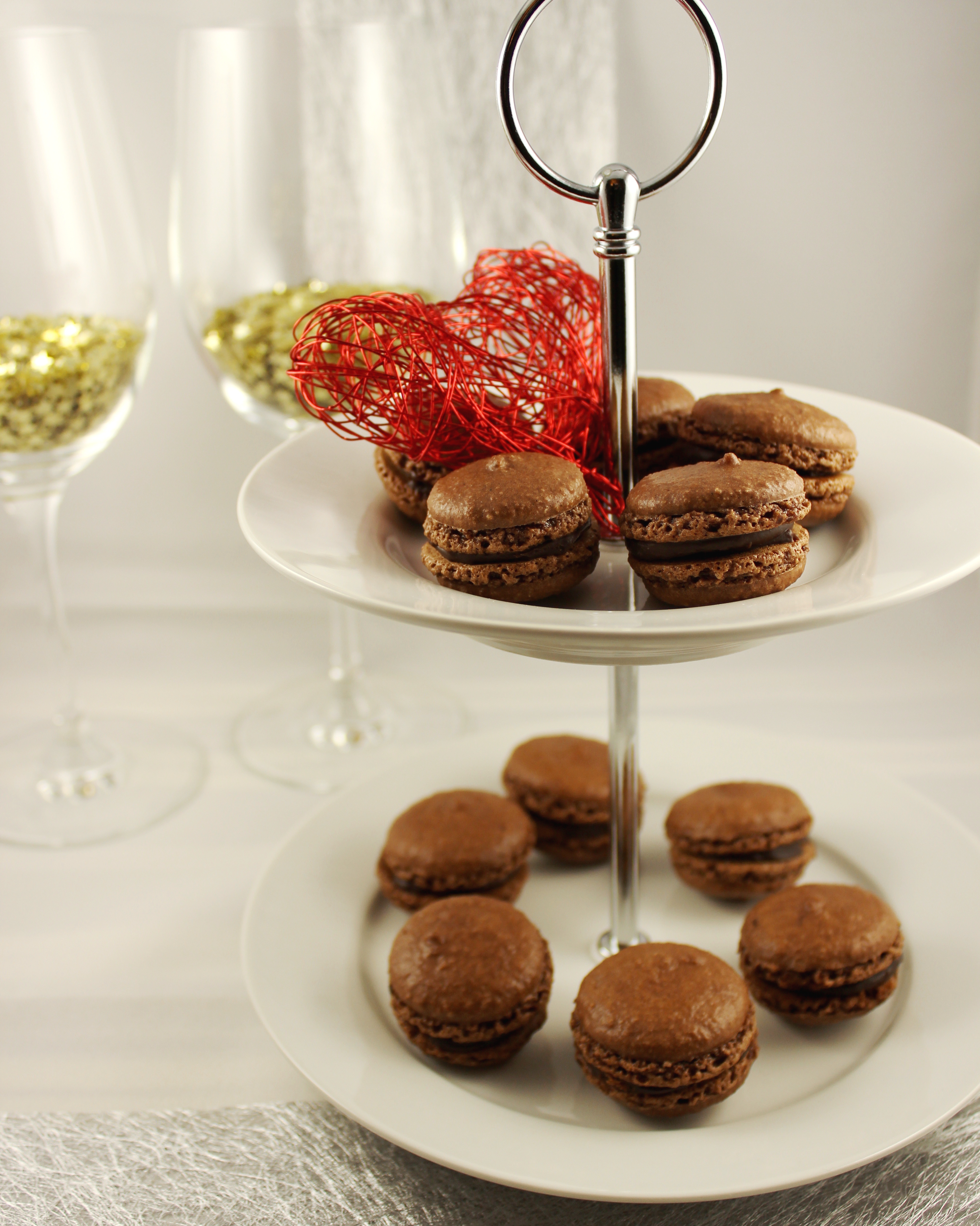 Macarons au chocolat inratables