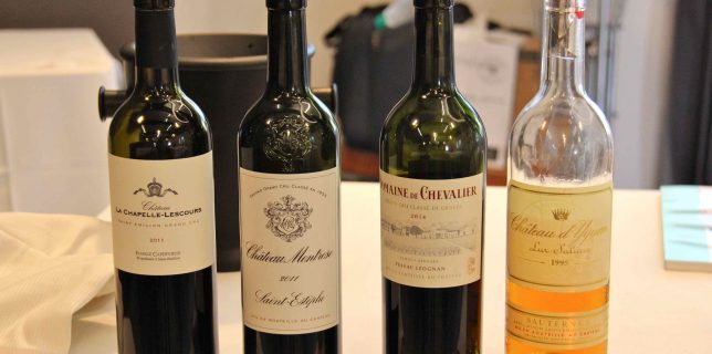 Quatre grands crus de Bordeaux à déguster avec Prodégustation